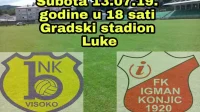  Igman danas  igra prvu pripremnu utakmicu u Visokom 