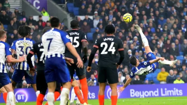 Pl: Jahambaš spektakularnim golom donio bod Brajtonu, Engleska: Premier League