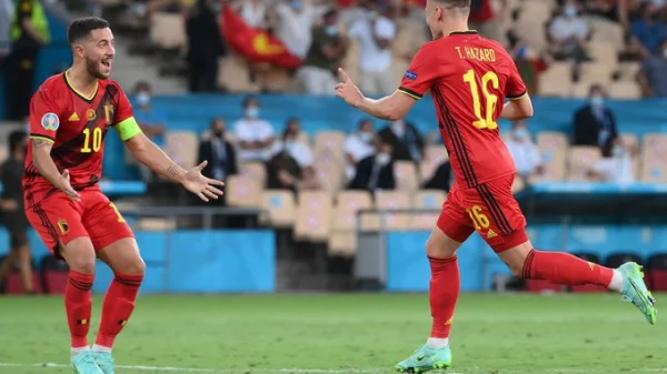 Azar skinuo krunu šampionu i odveo Belgiju u četvrtfinale, EURO 2020 - Final stages