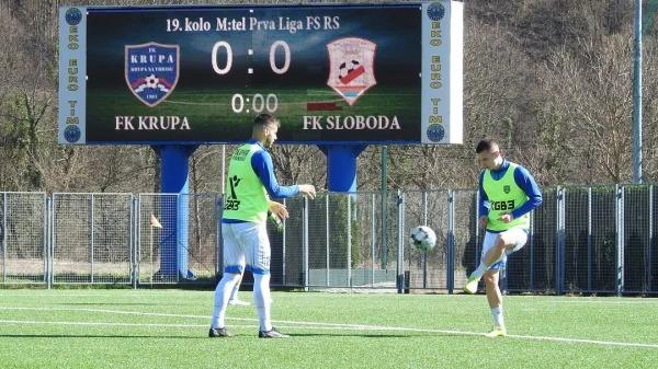 Sloboda povela pa poražena, Prva liga Republike Srpske