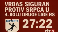  Vrbas siguran protiv Srpca u 4. kolu Druge lige RS