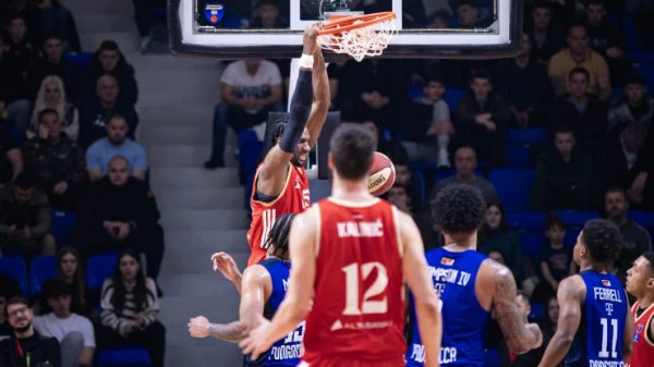  Sigurna i važna pobeda Crvene zvezde Meridianbet u Podgorici, ABA liga - grupa B