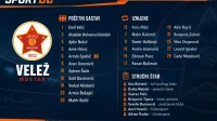 BSK i Velež - poznate startne postave i službena lica 2:0