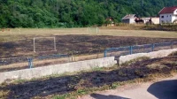 Izgorio teren u Trnovu